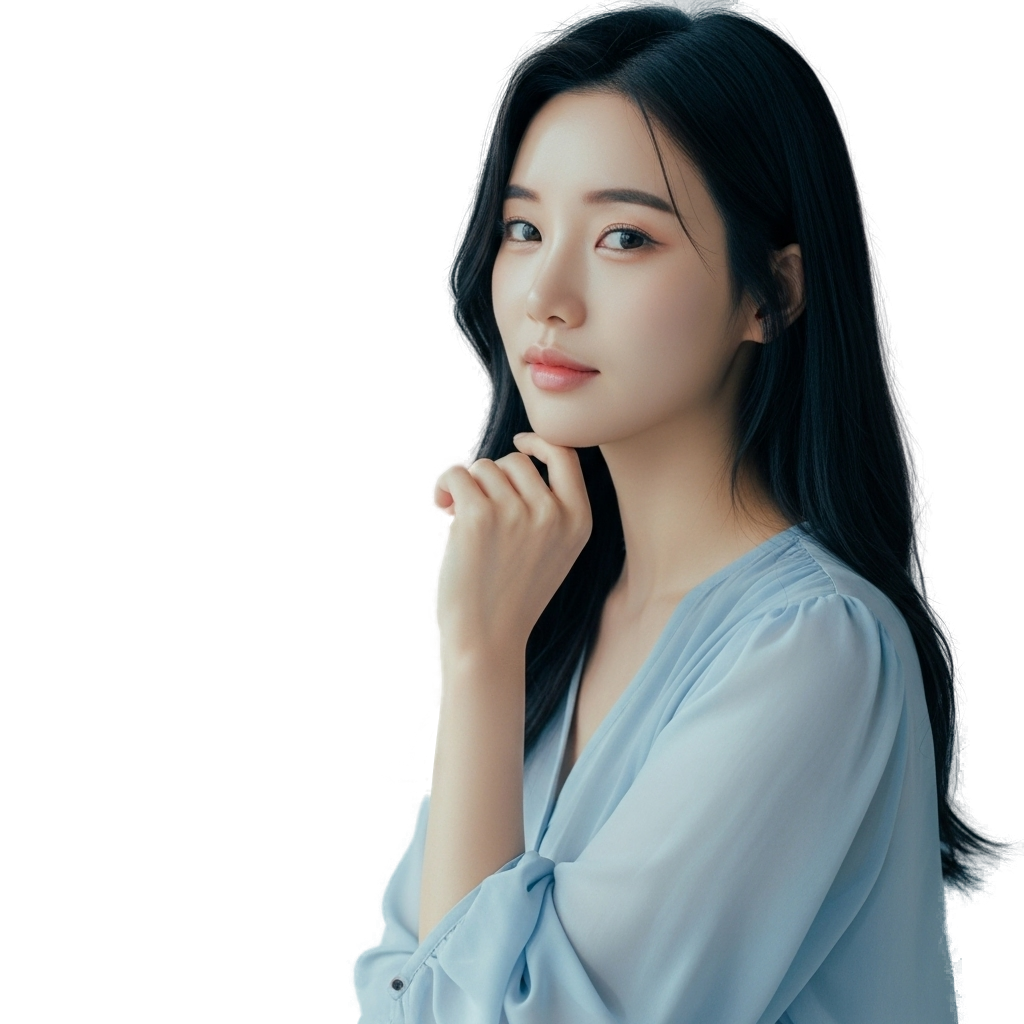 여름 쿨톤 퍼스널컬러 예시 모델 사진